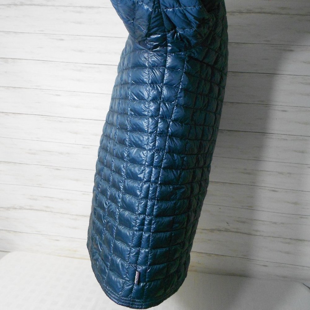 Patagonia Blue Puffer Pullover 1/2 Zip Jacket Mens Sz. XL GOOSE DOWN ULTRA LIGHT - Picture 7 of 15